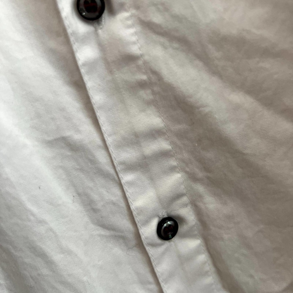 Gucci Classic White Button Down Shirt Bumblebee P… - image 8
